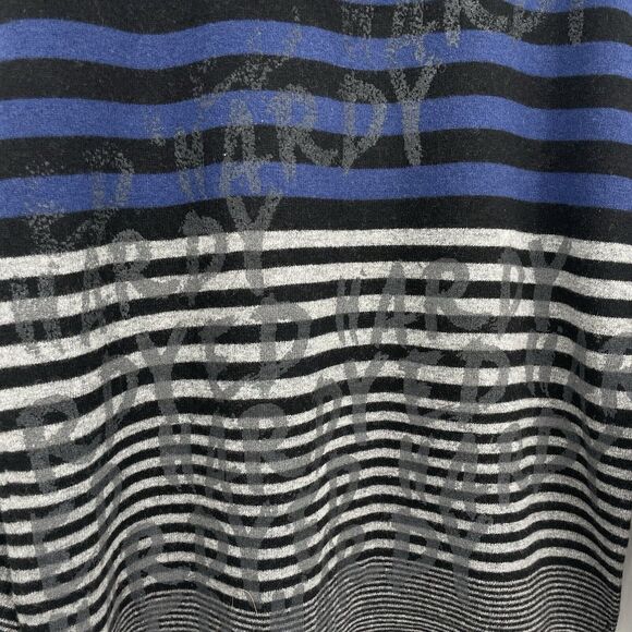 Ed Hardy by Christian Audigier Size XL Wool Blend Pullover Sweater V-Neck Unisex - Picture 4 of 8